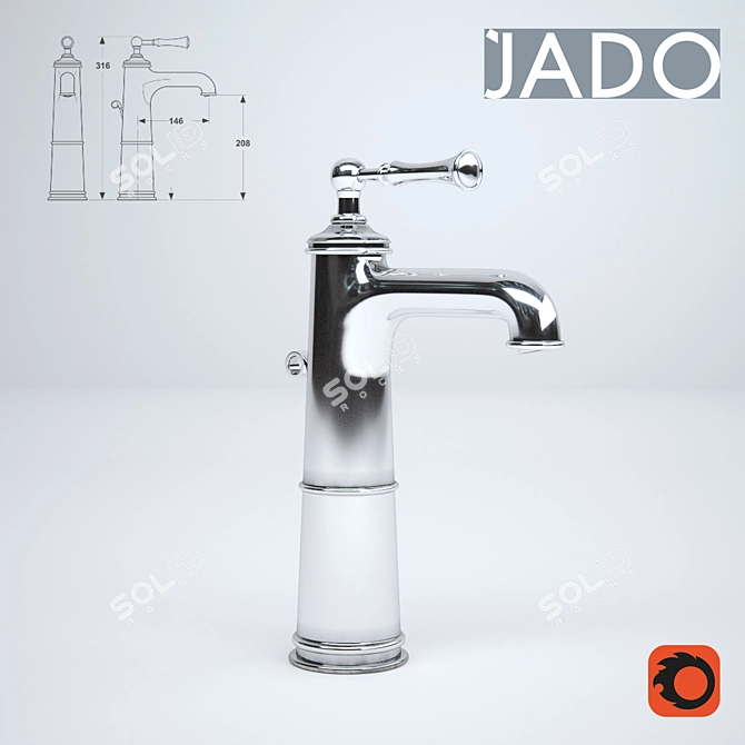 Jado Lighthouse: Illuminating Elegance 3D model image 1