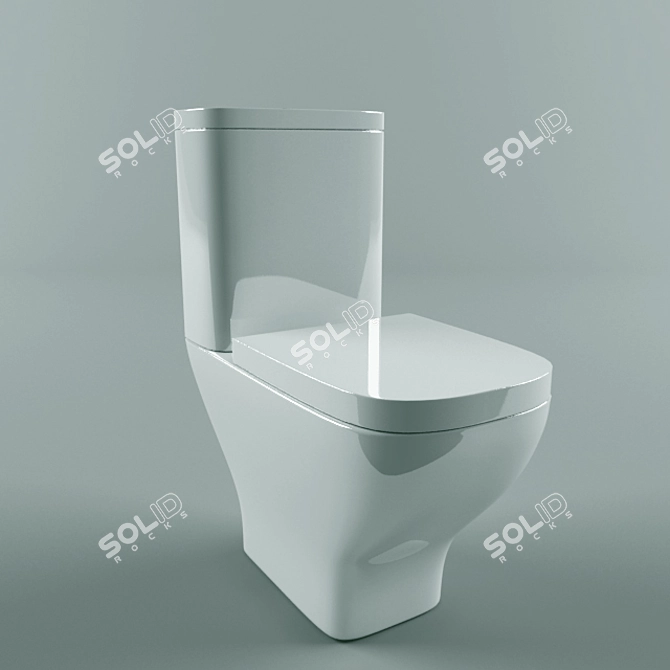 ROCA GAP Toilet 3D model image 1