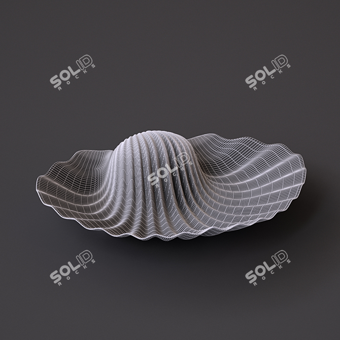 Golden Ring Saucer 3D model image 2