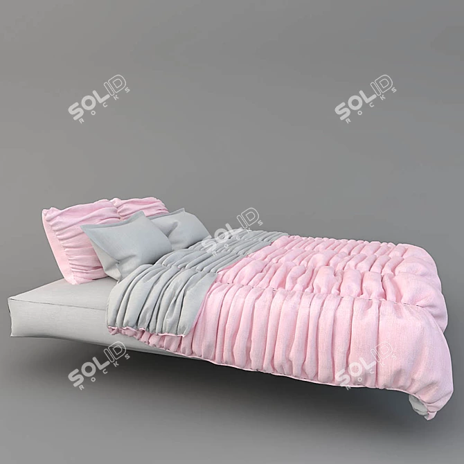 Textured Linens 3D model image 2