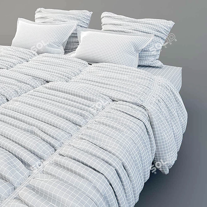 Textured Linens 3D model image 3