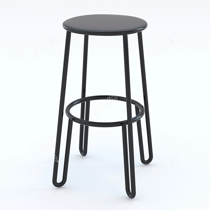 ErgoFit Bar Stool - Made in Design Editions 3D model image 2