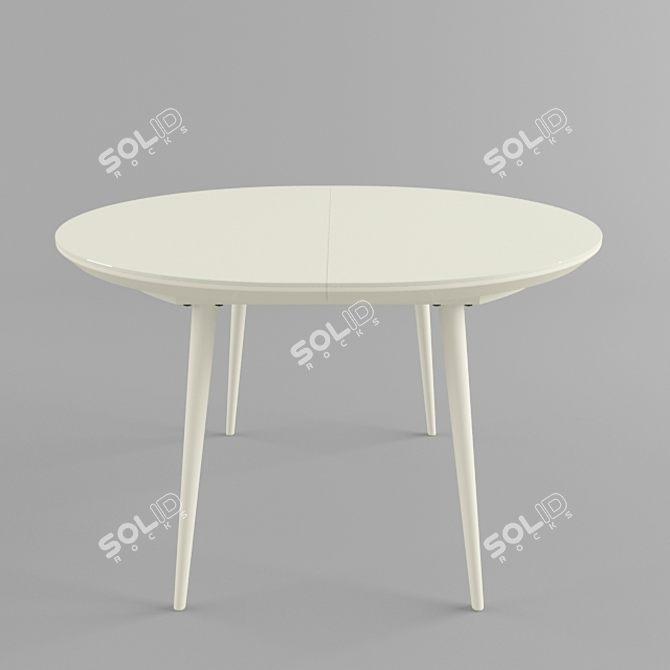  Disco Square Chair and Table Set 3D model image 3