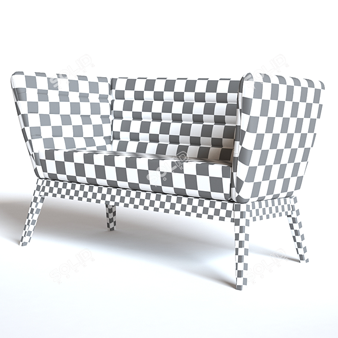 Elegant Boss Design Sofa 3D model image 2