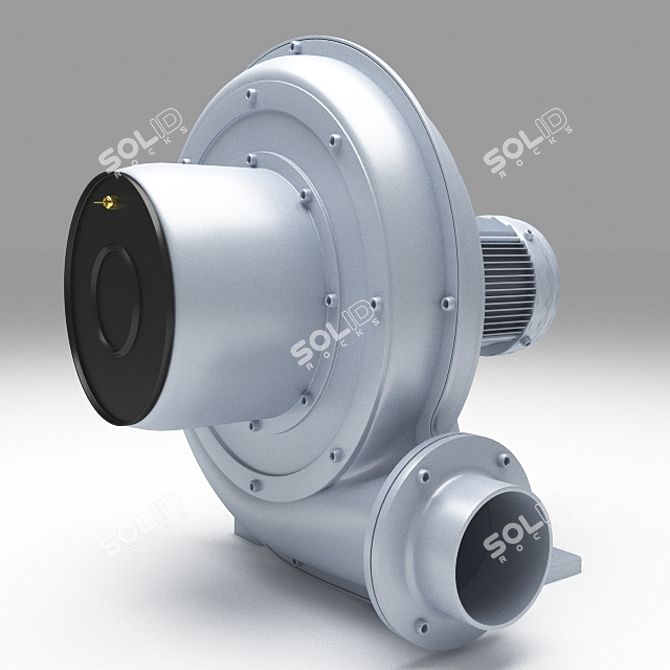 Industrial Radial Fan: Medium Pressure 3D model image 1
