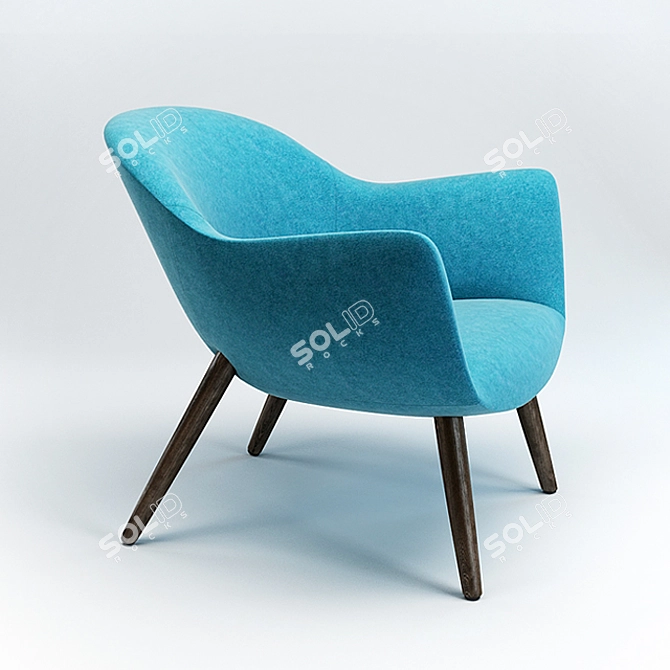 Poliform Mad Chair - Marcel Wanders 3D model image 1