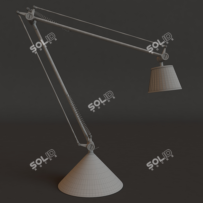 Archimoon Soft: Elegant Table Lamp 3D model image 3