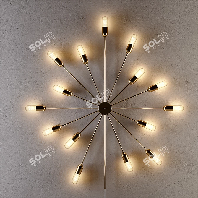 Astoria 15 Armar Pendant Lamp 3D model image 1