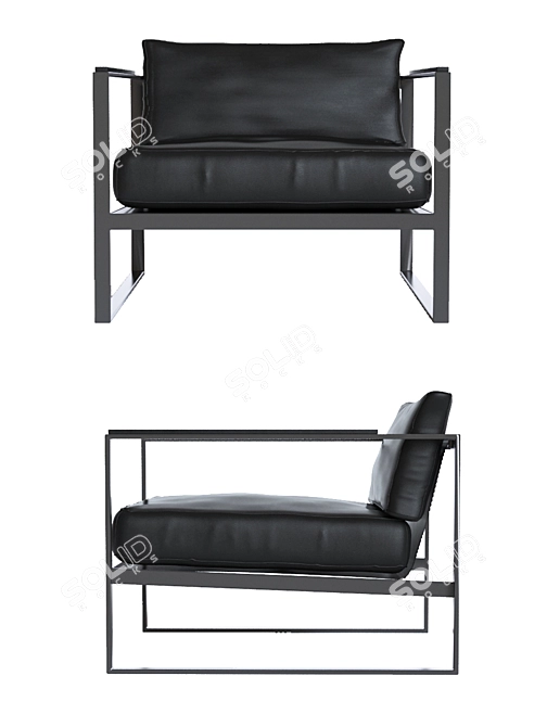 Contemporary Monaco Sofa 3D model image 2