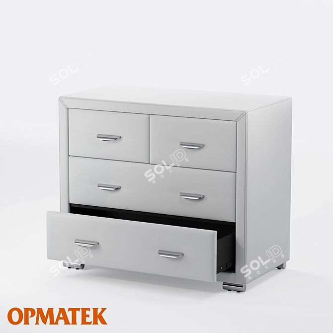 OrmaSoft 2 Furniture Set: Chests, Mirror & Nightstand 3D model image 3