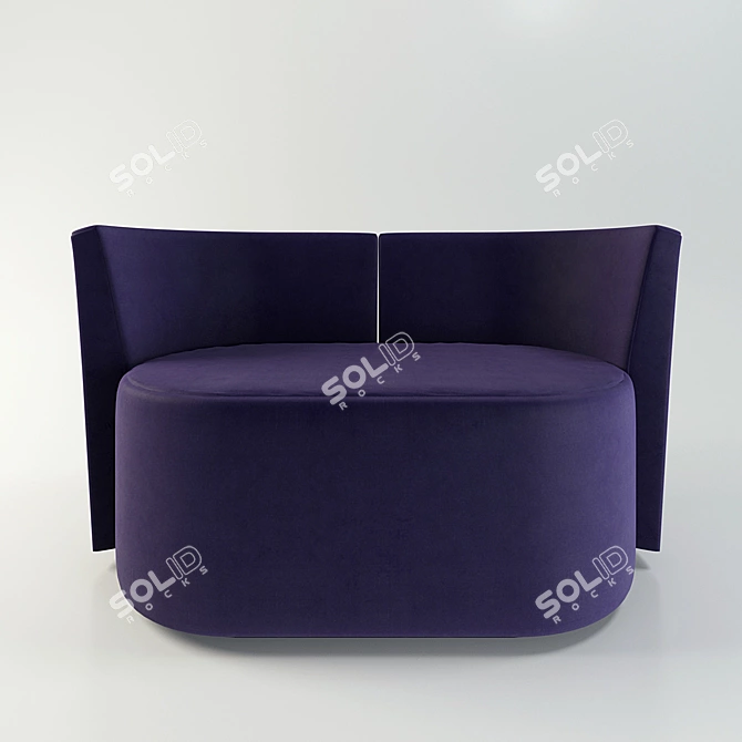 Dalt Sofa - Stylish, Compact, Comfortable 3D model image 1