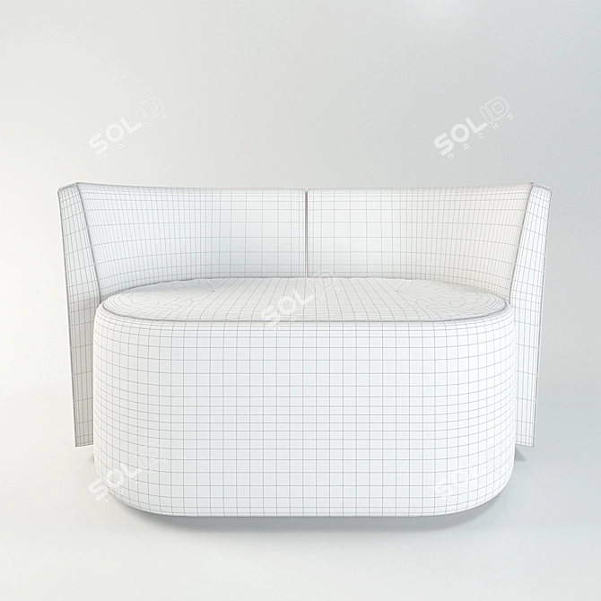 Dalt Sofa - Stylish, Compact, Comfortable 3D model image 2