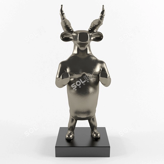Cosmorelax Ox Figurine 3D model image 2