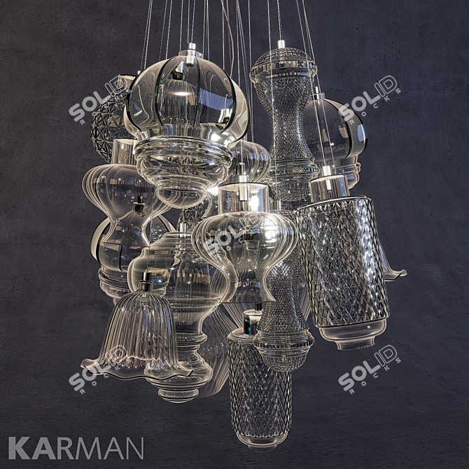 CERAUNAVOLTA: Elegant Lighting Fixture for Stylish Spaces. 3D model image 1
