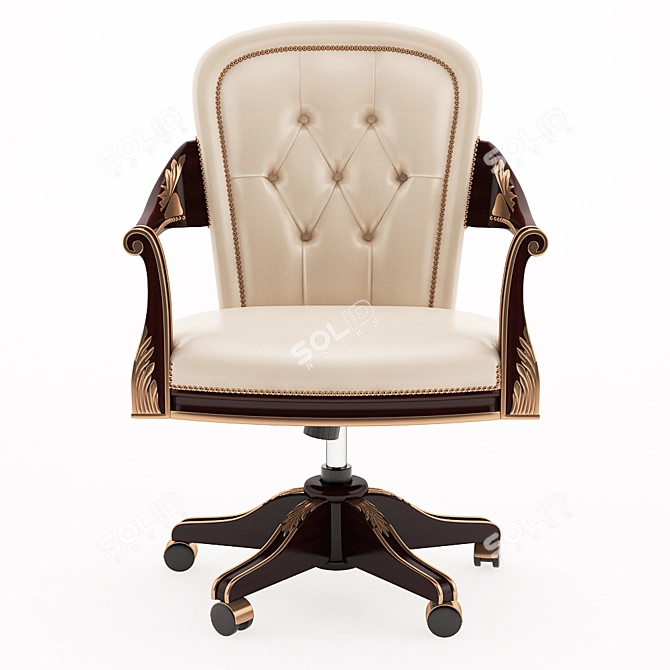 Ceppi Style Luxury Cabinet Chair 3D model image 1