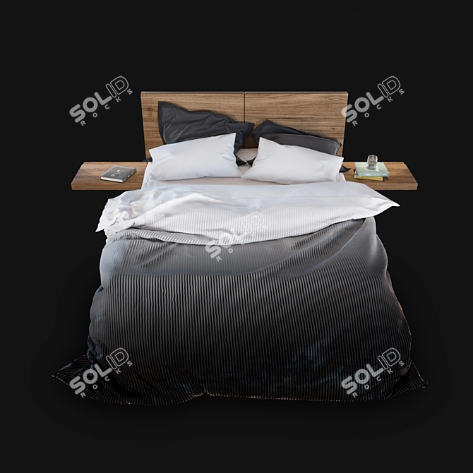 Luxury Bedding Set - Complete Sleep Solution 3D model image 1