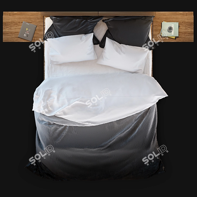 Luxury Bedding Set - Complete Sleep Solution 3D model image 2