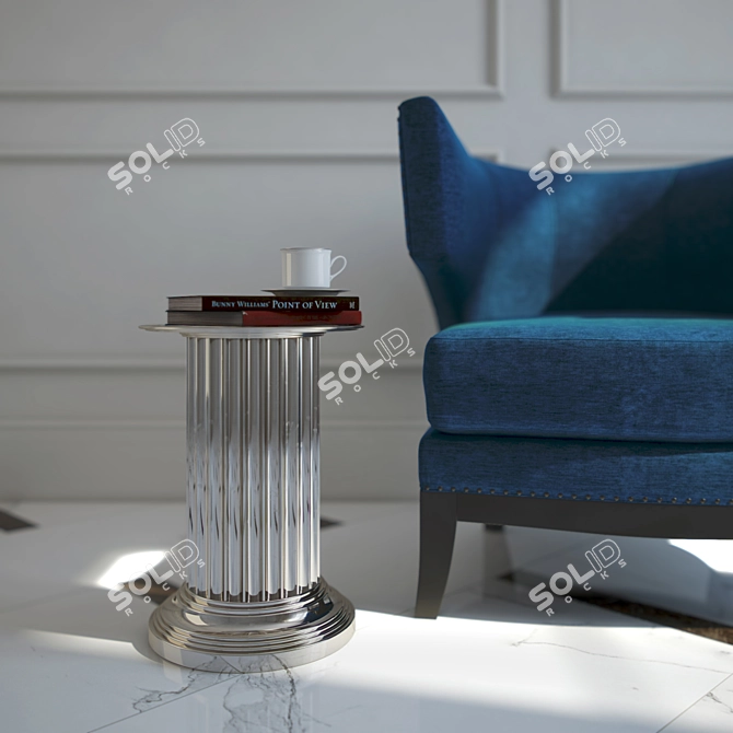 Elegant Eichholtz Stewart Table 3D model image 3