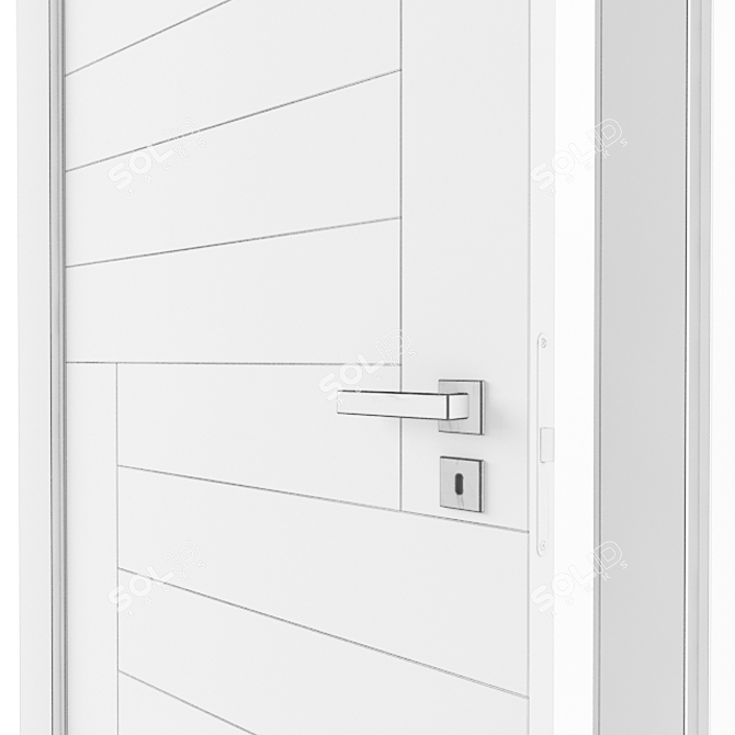 Paradise Door - Exquisite Elegance for Your Home 3D model image 3