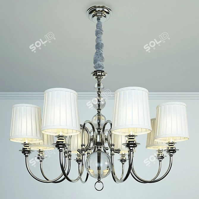 ARTEVALUCE Crystal Pendant Light 3D model image 1