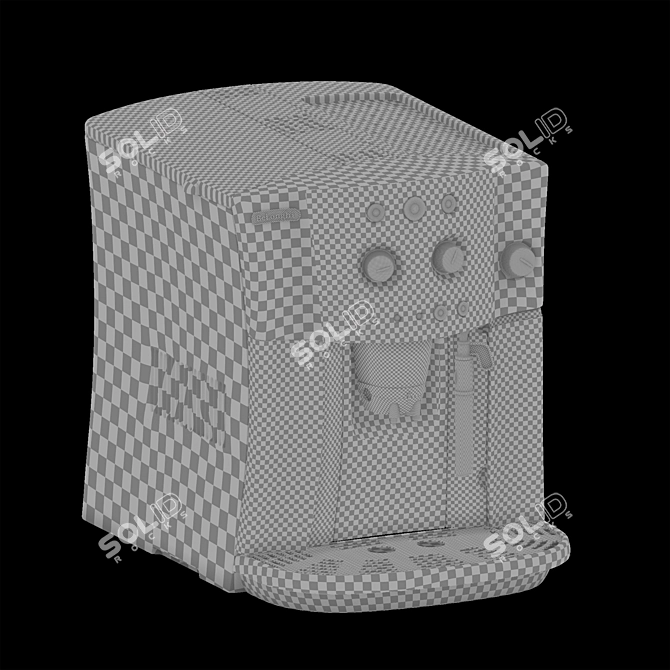 Efficient Espresso Maker 3D model image 3