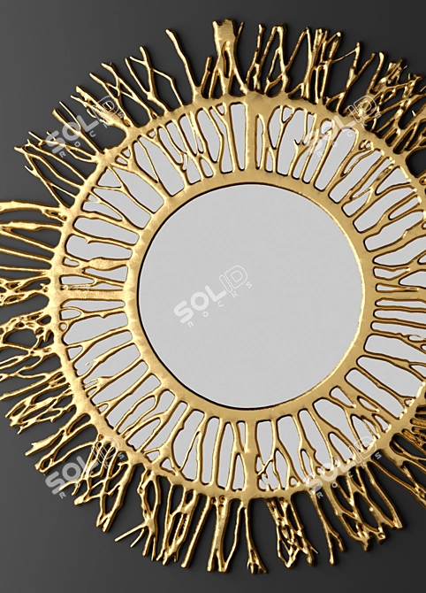 Reflective Elegance: Stylish Mirror 3D model image 2