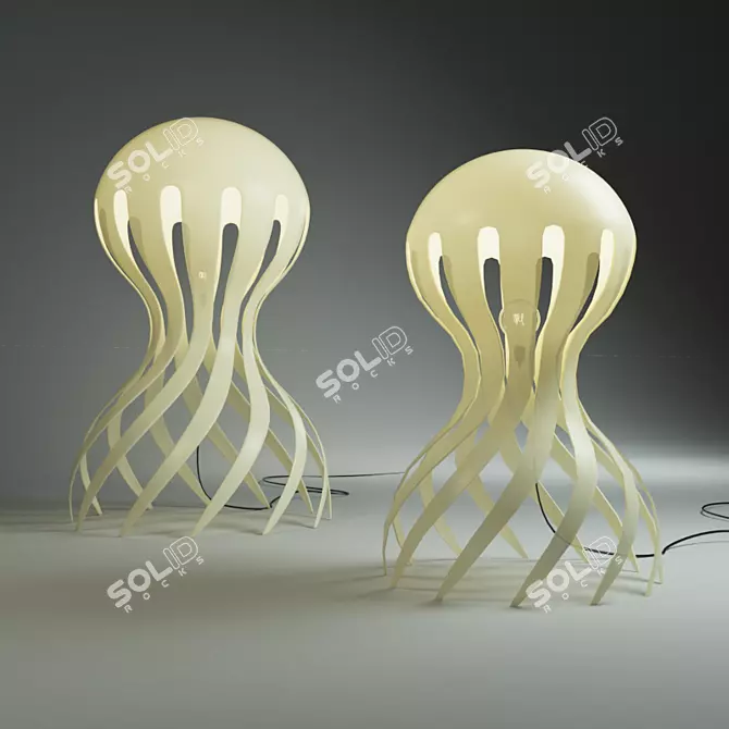 Oceanic Glow Lamp 3D model image 1