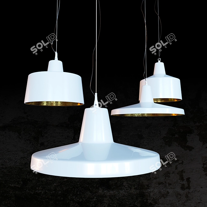 Karman Italia "Gangster" Suspension Lamps 3D model image 1