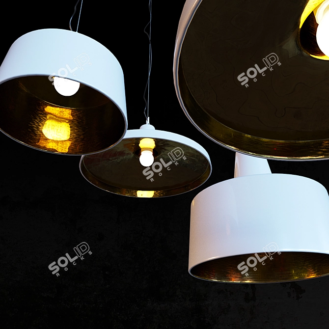 Karman Italia "Gangster" Suspension Lamps 3D model image 3