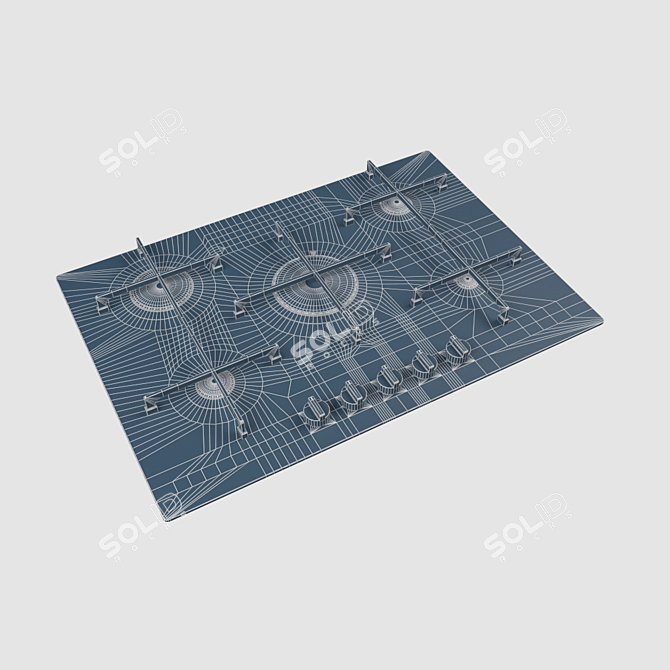 Whirlpool 799IXL Stove: Modern and Efficient 3D model image 2