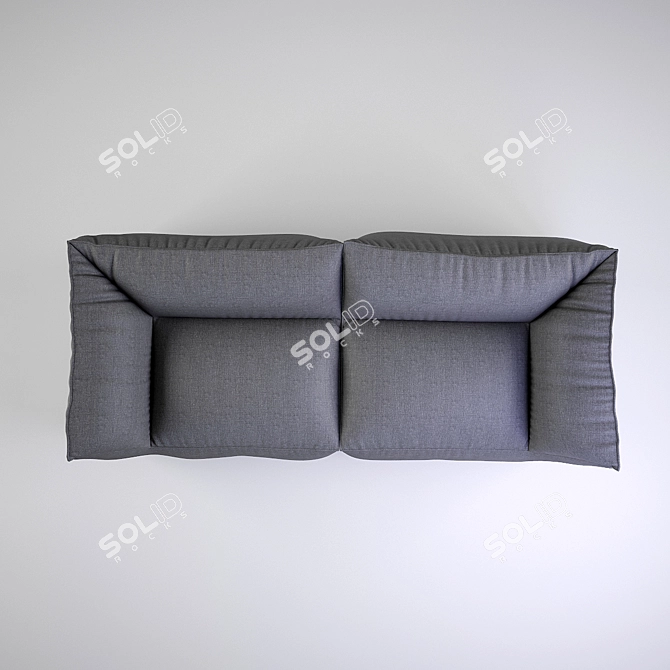 Playful and Plush: Limbo 2 Seater Sofa 3D model image 2