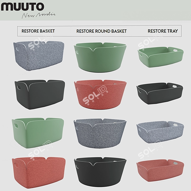 Muuto Packshot: Stylish Storage Solutions 3D model image 2