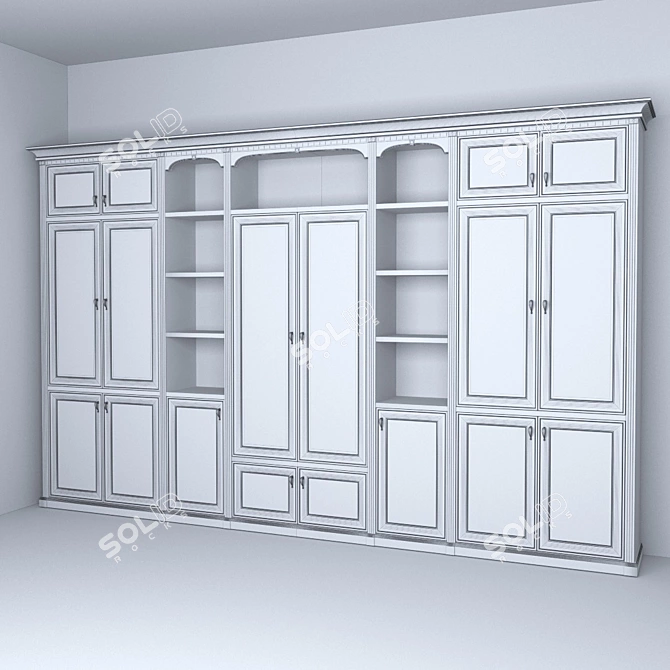 Mr.Doors Cupboard: Sleek and Spacious 3D model image 3