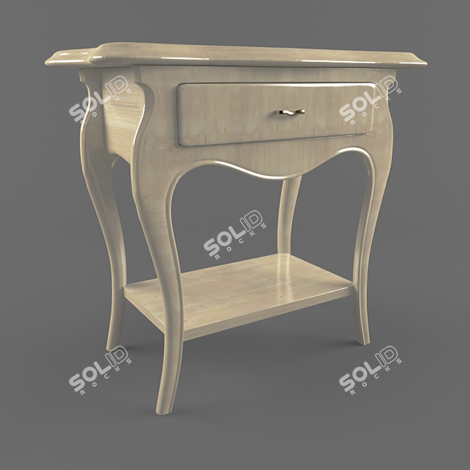 Title: Modern Minimalist Coffee Table 3D model image 1