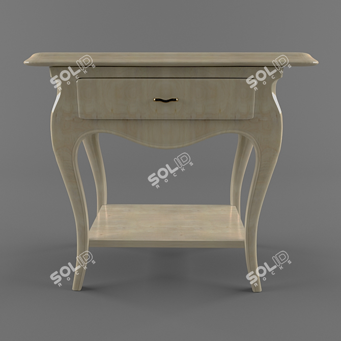 Title: Modern Minimalist Coffee Table 3D model image 2