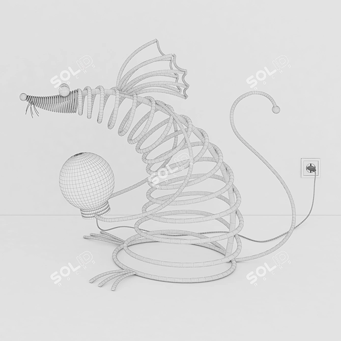 Dinosaur Lamp: Svetozavriki 3D model image 3