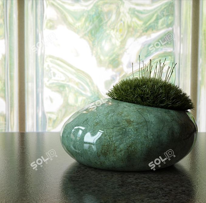 Natural Moss Rocks: Perfect for V-Ray Renders! 3D model image 5