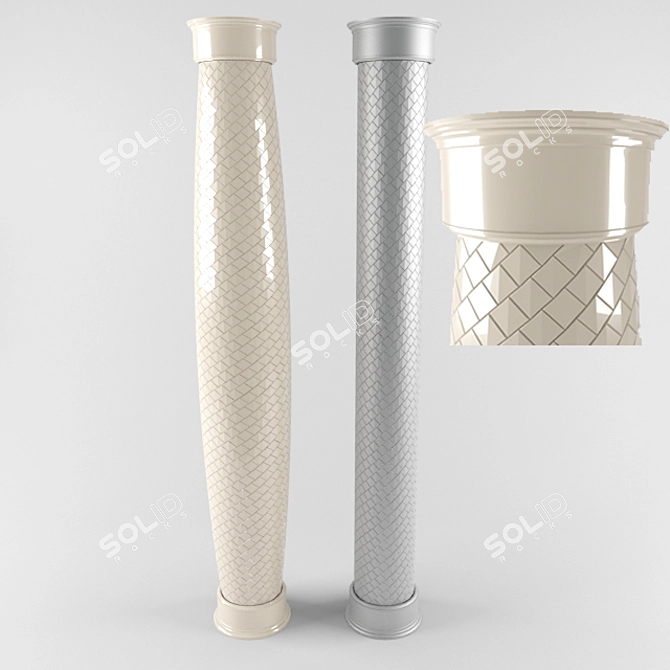 Architectural Design Columns 3D model image 1