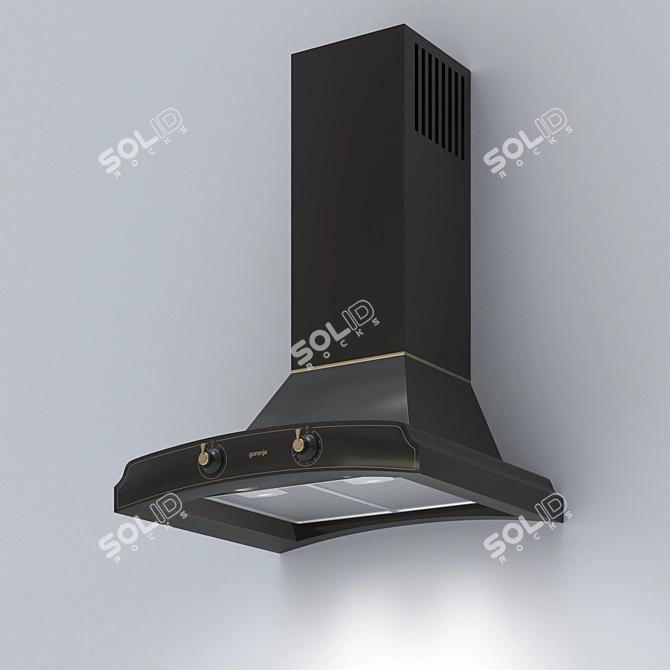 Gorenje Classic DK63MCLI: Stylish Extractor Hood 3D model image 3