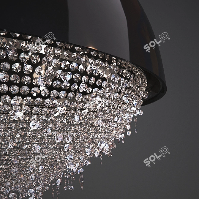 Ethereal Elegance: Manooi Ozero Chandelier 3D model image 2