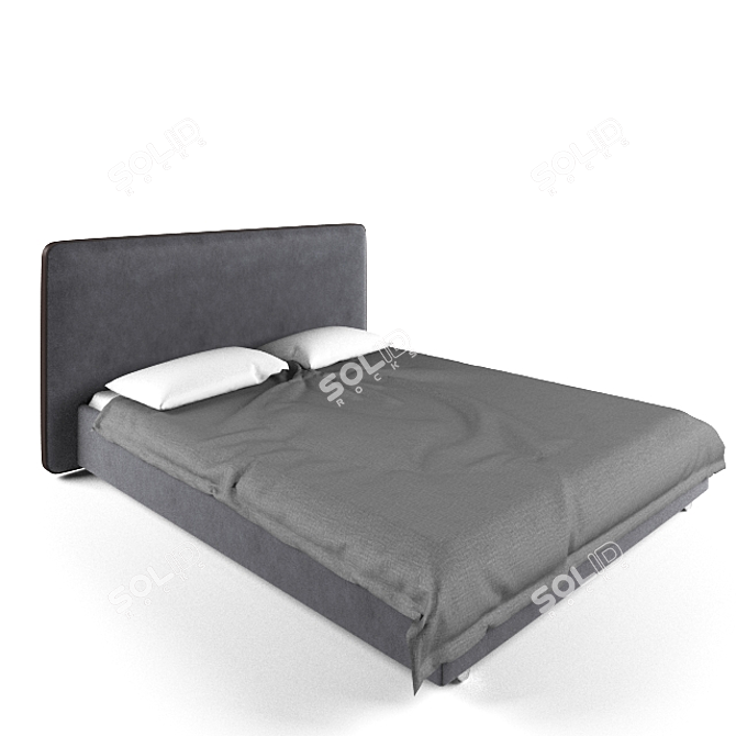 Elegant Cantori Elvis Bed 3D model image 1