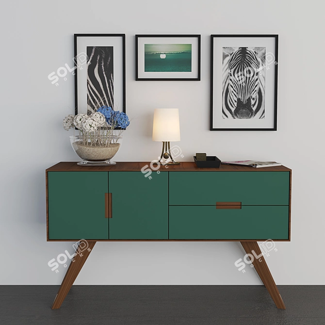 Bolia 2015 Dresser: Artful Elegance 3D model image 1