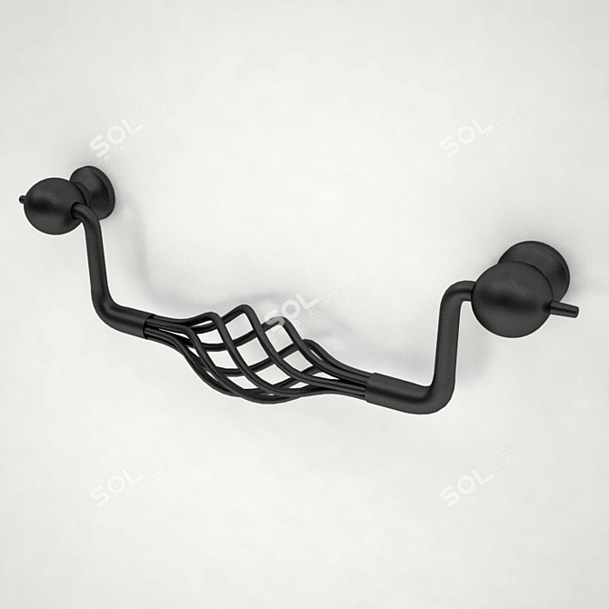 Vintage Bird Cage Handle 3D model image 1