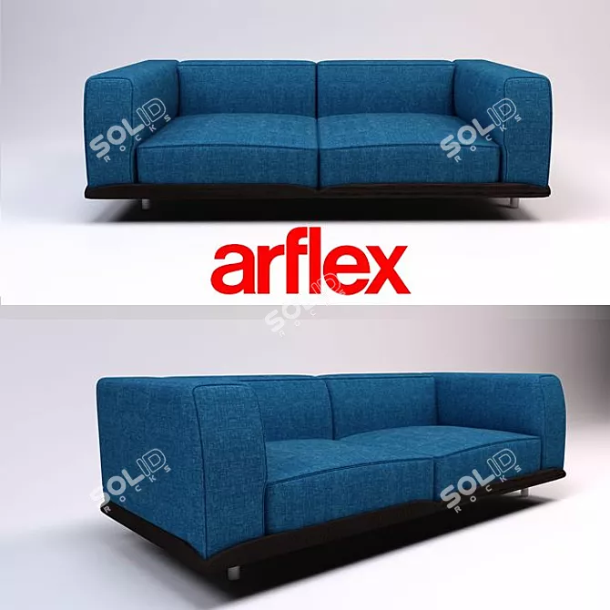 Modern and Stylish Arflex CLAUDINE MEDIUM Sofas 3D model image 3
