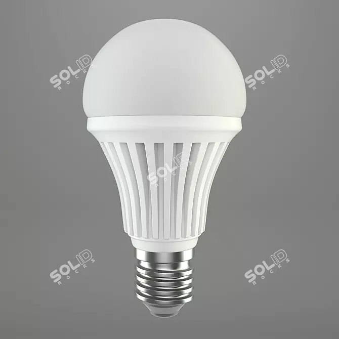Modern LED Lamp 3D model image 1