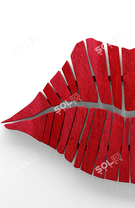 Seductive Lip Wall Art 3D model image 2