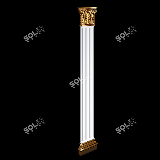 Timeless Elegance: Classic Column 3D model image 2