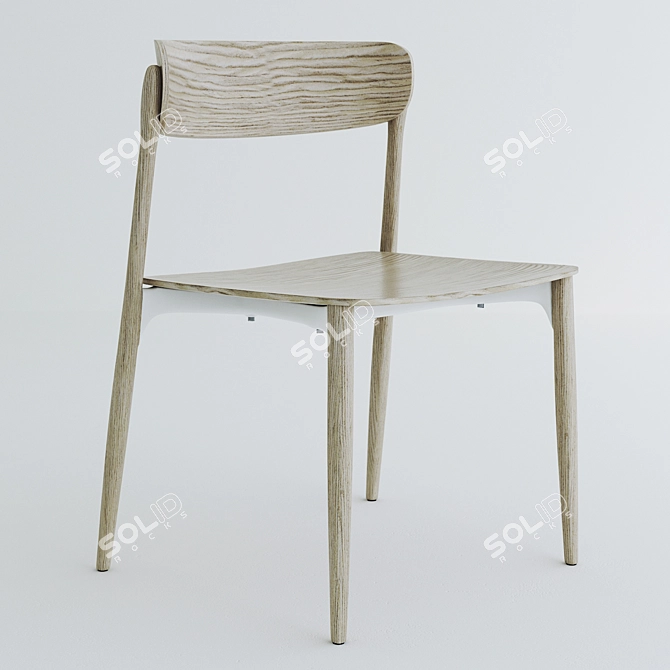 Timeless Elegance: Nemea Chair Collection 3D model image 3