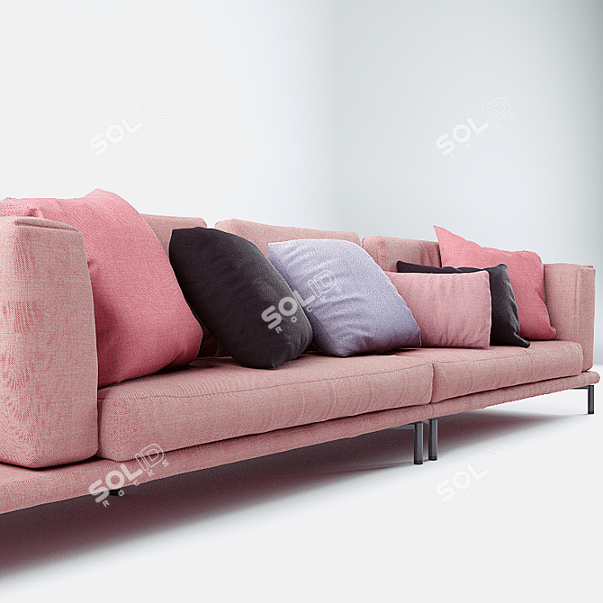 Modern Italian Sofa - Bonaldo Marc-U 3D model image 2