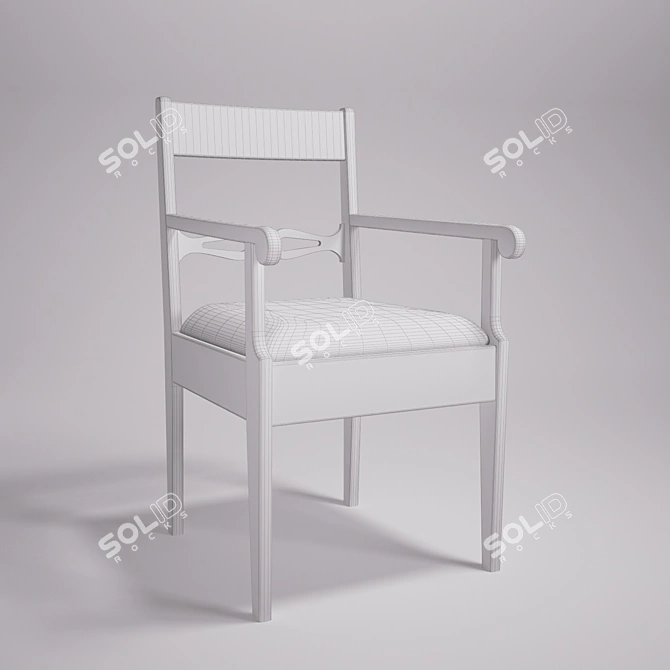 Modern Ergonomic Office Chair 3D model image 2